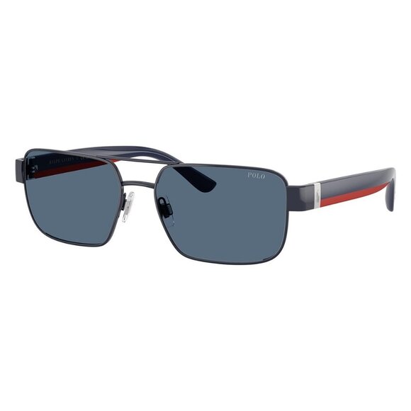 New POLO Blue Rectangle PH3161 9436/80 Sunglasses Women - Picture 1 of 6